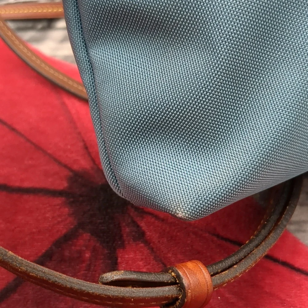 Dooney & Bourke Blue Canvas Crossbody Bag